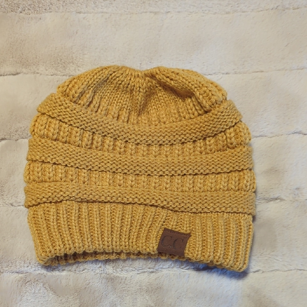 C.C Yellow Knit Beanie